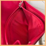 Chanel Wallet Red Leather with Silver Hardware #RKOL-7 - Image 29