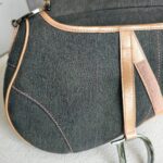 Dior Saddle Bag Grey Denim with Patent Leather and Silver Hardware #RYES-1 - Image 18