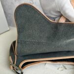 Dior Saddle Bag Grey Denim with Patent Leather and Silver Hardware #RYES-1 - Image 17