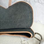 Dior Saddle Bag Grey Denim with Patent Leather and Silver Hardware #RYES-1 - Image 16