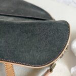 Dior Saddle Bag Grey Denim with Patent Leather and Silver Hardware #RYES-1 - Image 15