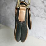 Dior Saddle Bag Grey Denim with Patent Leather and Silver Hardware #RYES-1 - Image 6