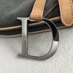 Dior Saddle Bag Grey Denim with Patent Leather and Silver Hardware #RYES-1 - Image 8