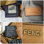 Fendi Key/Coin Pouch Brown Leather with Gold Hardware #RYLR-8 - Image 11