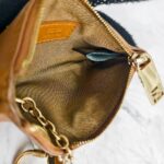 Fendi Key/Coin Pouch Brown Leather with Gold Hardware #RYLR-8 - Image 12