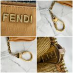 Fendi Key/Coin Pouch Brown Leather with Gold Hardware #RYLR-8 - Image 10