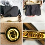 Fendi Mini Peekaboo Black Calf Leather with Gold Hardware #RKTR-1 - Image 25