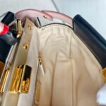 Fendi Mini Peekaboo Black Calf Leather with Gold Hardware #RKTR-1 - Image 29