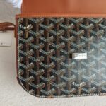 Goyard Belvedere PM Goyardine Canvas/Smooth Calfskin with Silver Hardware #GUUEC-1 - Image 11