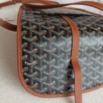Goyard Belvedere PM Goyardine Canvas/Smooth Calfskin with Silver Hardware #GUUEC-1 - Image 3