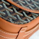 Goyard Belvedere PM Goyardine Canvas/Smooth Calfskin with Silver Hardware #GUUEC-1 - Image 19