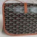 Goyard Belvedere PM Goyardine Canvas/Smooth Calfskin with Silver Hardware #GUUEC-1 - Image 5