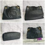 Gucci Soho Chain Shoulder Bag Black Calf Leather with Gold Hardware #RKTT-1 - Image 2