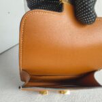 Hermes Constance Slim Wallet Toffee Epsom Leather with Gold Hardware #OYSK-2 - Image 5