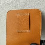 Hermes Constance Slim Wallet Toffee Epsom Leather with Gold Hardware #OYSK-2 - Image 4