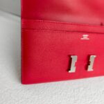 Hermes Constance Wallet Red Epsom Leather with Palladium Plated Hardware #RKRE-2 - Image 14