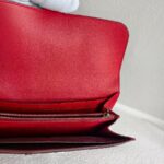 Hermes Constance Wallet Red Epsom Leather with Palladium Plated Hardware #RKRE-2 - Image 13