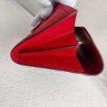 Hermes Constance Wallet Red Epsom Leather with Palladium Plated Hardware #RKRE-2 - Image 8