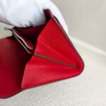 Hermes Constance Wallet Red Epsom Leather with Palladium Plated Hardware #RKRE-2 - Image 7