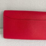Hermes Constance Wallet Red Epsom Leather with Palladium Plated Hardware #RKRE-2 - Image 5