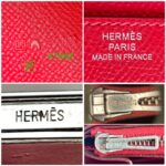 Hermes Constance Wallet Red Epsom Leather with Palladium Plated Hardware #RKRE-2 - Image 17