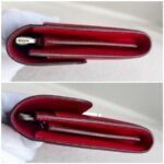 Hermes Constance Wallet Red Epsom Leather with Palladium Plated Hardware #RKRE-2 - Image 9