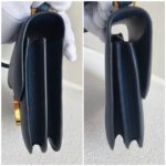 Hermes Constance lll 18cm Mini 7U Bleu Navy Swift Leather with Gold Plated Hardware #RKRE-1 - Image 10