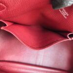 Hermes Jypsiere Eclat 34cm Marron d 'Inde /Rouge H Clemence Leather with Palladium Harware #RKSS-1 - Image 29