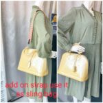 LV Alma PM Yellow/Cream Monogram Vernis Leather with Gold Hardware #RURL-6 - Image 48