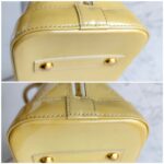 LV Alma PM Yellow/Cream Monogram Vernis Leather with Gold Hardware #RURL-6 - Image 13