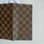 LV Brazza Bi-fold Wallet Brown Damier Ebene Coated Canvas with Leather and Gold Hardware #GULRO-3 - Image 4