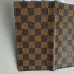 LV Brazza Bi-fold Wallet Brown Damier Ebene Coated Canvas with Leather and Gold Hardware #GULRO-3 - Image 3