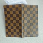 LV Brazza Bi-fold Wallet Brown Damier Ebene Coated Canvas with Leather and Gold Hardware #GULRO-3 - Image 2