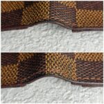 LV Brazza Bi-fold Wallet Brown Damier Ebene Coated Canvas with Leather and Gold Hardware #GULRO-3 - Image 11