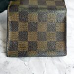 LV Card Holder Brown Damier Ebene Coated Canvas with Leather #GUUET-2 - Image 4