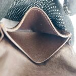 LV Card Holder Brown Damier Ebene Coated Canvas with Leather #GUUET-2 - Image 14