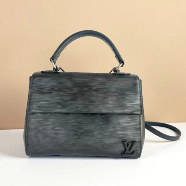 LV Cluny BB Black Epi Leather with Silver Hardware #GUUEL-1