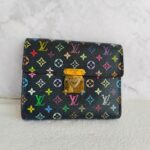 LV Koala Tri-fold Wallet Multicolor Monogram Coated Canvas with Leather and Gold Hardware #RKOL-8