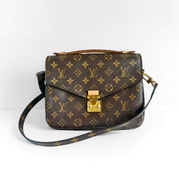 LV Metis Brown Monogram Canvas with Leather and Gold Hardware #RKRY-2