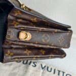 LV Pochette Métis Brown Monogram Coated Canvas with Leather and Gold Hardware #RKRY-2 - Image 8