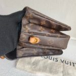 LV Pochette Métis Brown Monogram Coated Canvas with Leather and Gold Hardware #RKRY-2 - Image 7