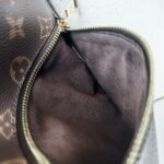 LV Pochette Métis Brown Monogram Coated Canvas with Leather and Gold Hardware #RKRY-2 - Image 35