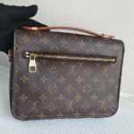 LV Pochette Métis Brown Monogram Coated Canvas with Leather and Gold Hardware #RKRY-2 - Image 5