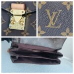 LV Pochette Métis Brown Monogram Coated Canvas with Leather and Gold Hardware #RKRY-2 - Image 26