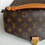 LV Pochette Métis Brown Monogram Coated Canvas with Leather and Gold Hardware #RKRY-2 - Image 3