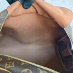 LV Montorgueil GM Brown Monogram Canvas with Leather and Gold Hardware #RYEC-1 - Image 31