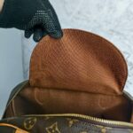LV Montorgueil GM Brown Monogram Canvas with Leather and Gold Hardware #RYEC-1 - Image 26