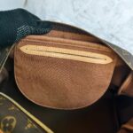 LV Montorgueil GM Brown Monogram Canvas with Leather and Gold Hardware #RYEC-1 - Image 25