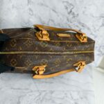 LV Montorgueil GM Brown Monogram Canvas with Leather and Gold Hardware #RYEC-1 - Image 22