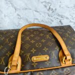 LV Montorgueil GM Brown Monogram Canvas with Leather and Gold Hardware #RYEC-1 - Image 19